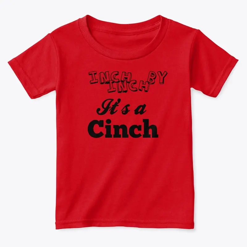 Red Shirt Inch by Inch it's a Cinch